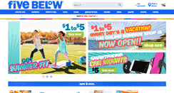 Desktop Screenshot of fivebelow.com